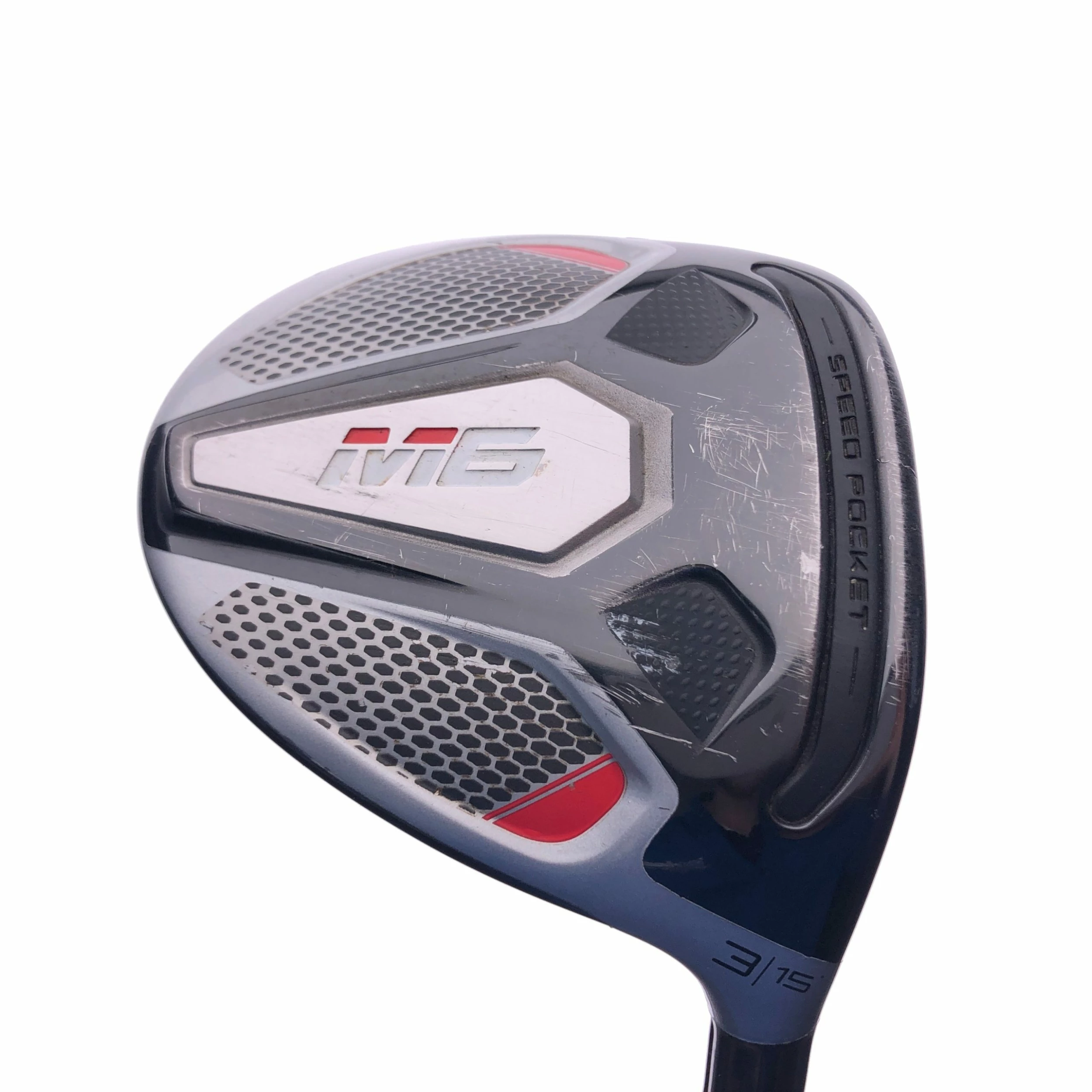 Used TaylorMade M6 3 Fairway Wood / 15 Degrees / HANDCRAFTED Stiff Flex