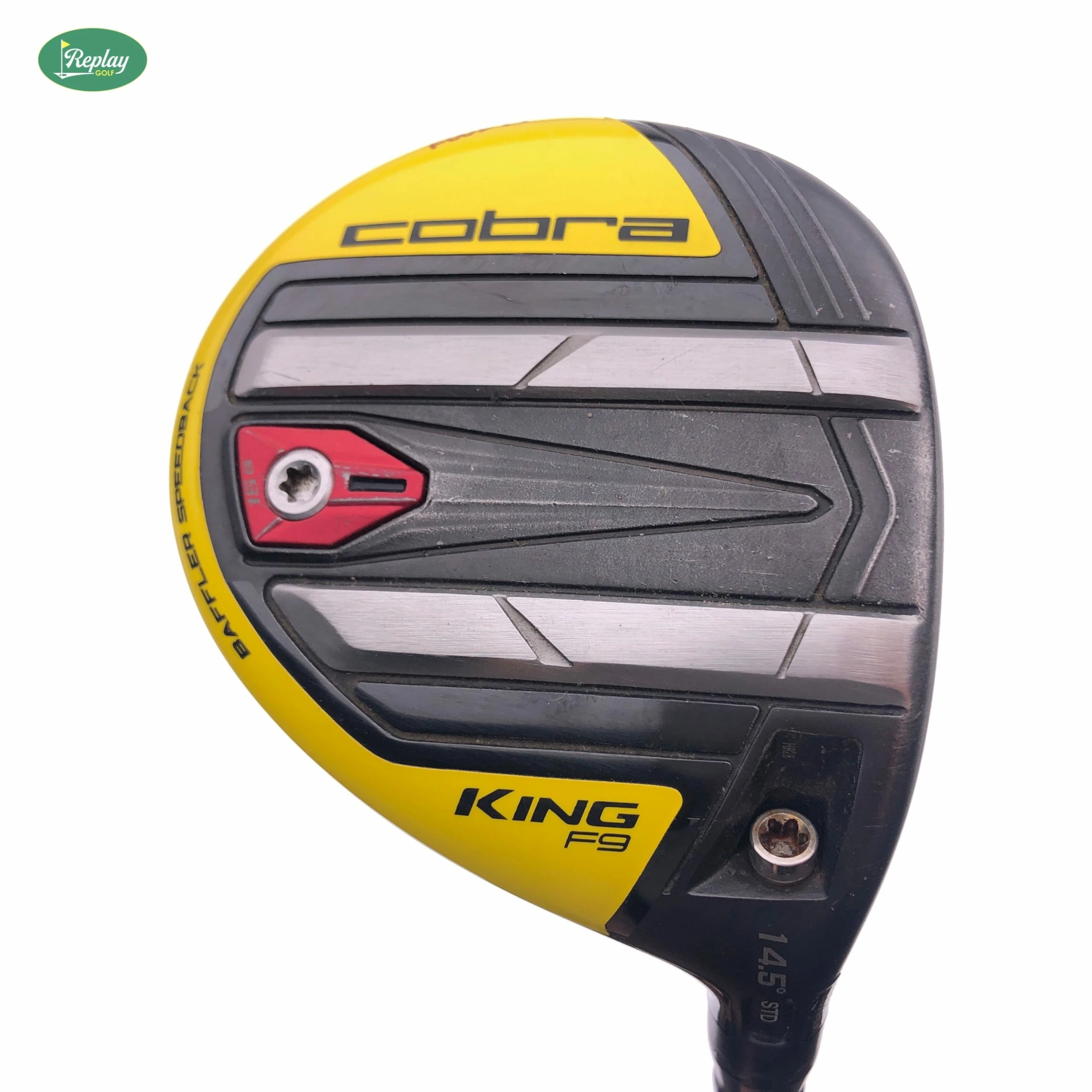 Used Cobra KING F9 Speedback 3 Fairway / 14.5 Degrees / Tour AD-DJ 7 Stiff Flex