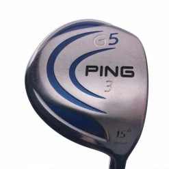Used Ping G5 3 Fairway Wood / 15 Degrees / Grafalloy Pro Launch 75 Regular Flex