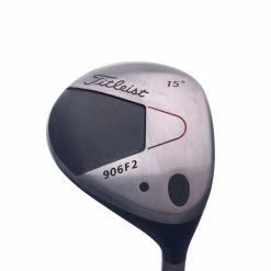 Used Titleist 906 F2 3 Fairway Wood / 15 Degrees / Aldila NV 75 Stiff Flex
