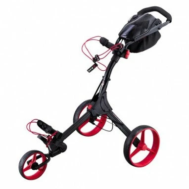 Fairway Golf UK Big Max IQ + 3 Wheel Trolley- Black/Red