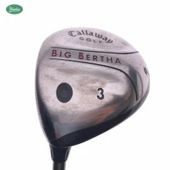 Used Callaway BB 2004 3 Wood / 15 Degree / NV Green Stiff Flex / Left-Handed
