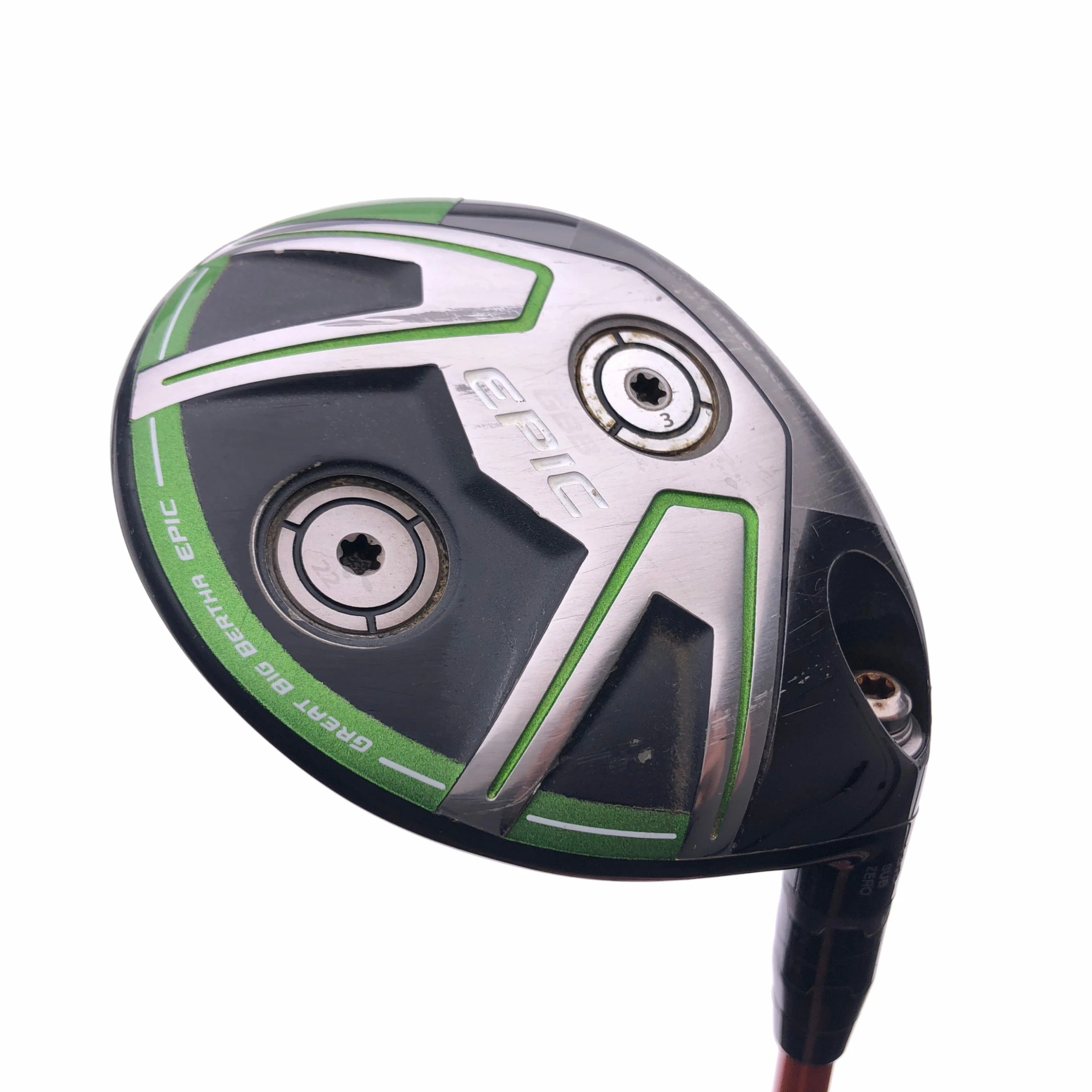 Used Callaway GBB Epic Sub Zero 3 Fairway Wood / 13.5 Degree / X-Stiff Flex - Image 3