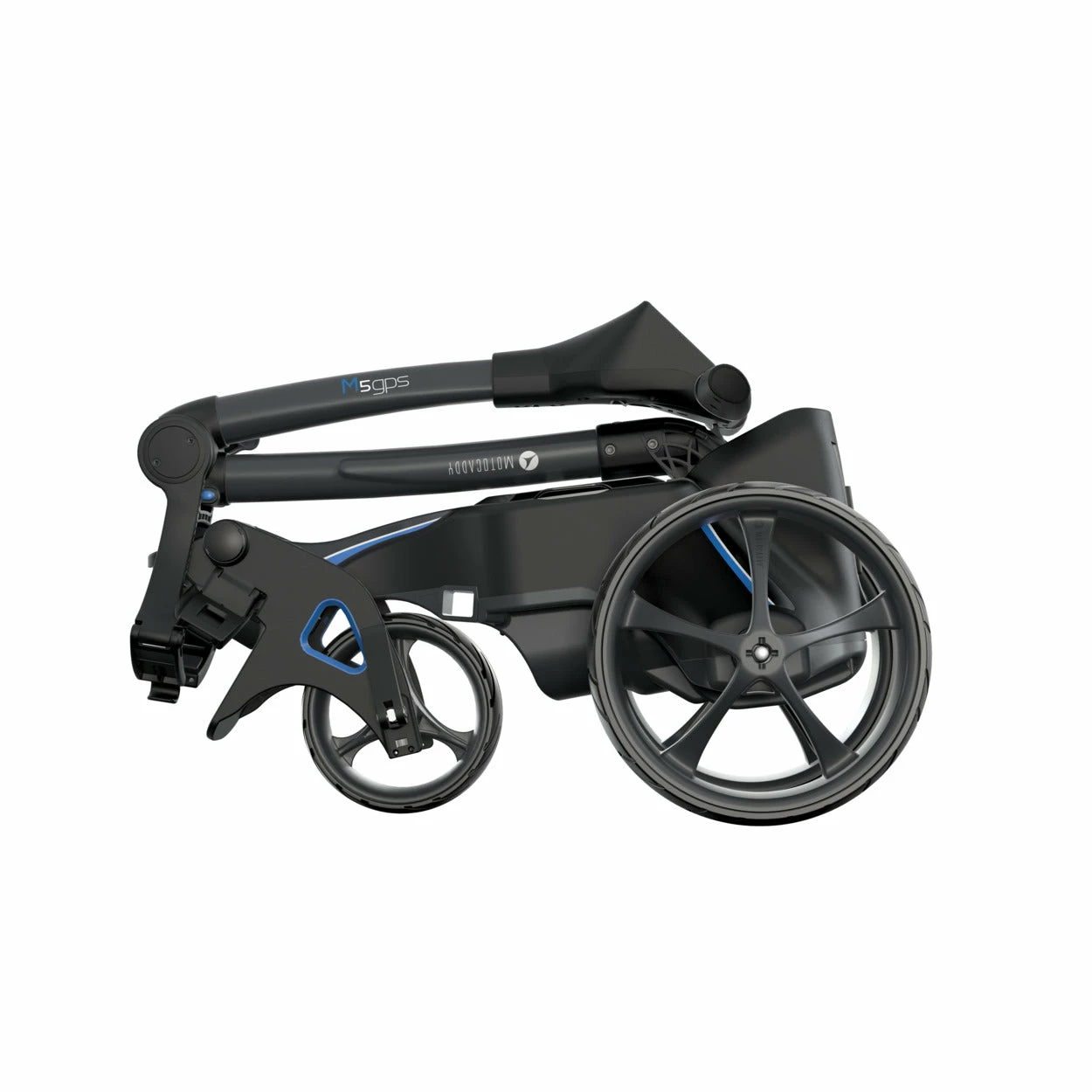 Fairway Golf UK Motocaddy 2021 M5 GPS Standard Lithium Golf Trolley - Black/Blue - Image 3