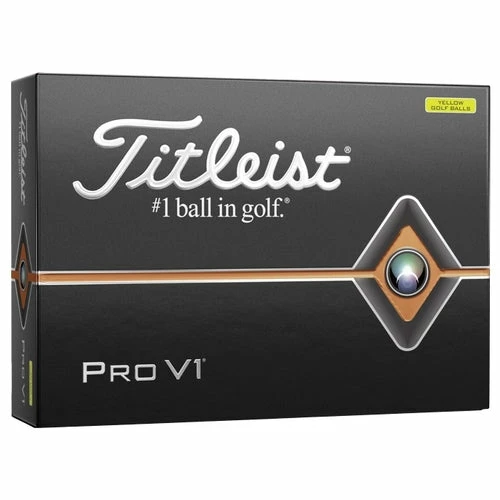 Fairway Golf UK Titleist Pro V1 2019 Golf Ball Yellow - Dozen