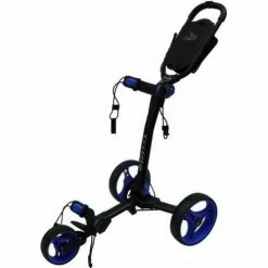 Fairway Golf UK Axglo TriLite 3 Wheel Golf Trolley- Black/Blue