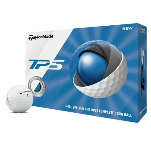 Fairway Golf UK TaylorMade TP5 Golf Balls - White/Dozen
